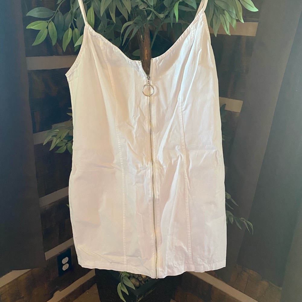 Zip up front sun dress